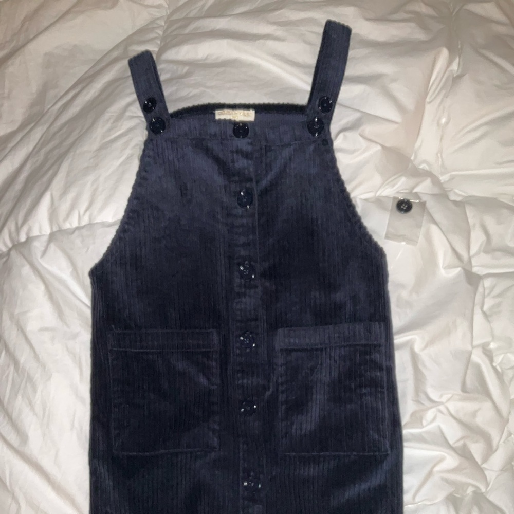 Navy blue girls romper